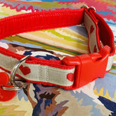 Luv Me Do Heart Dog Collar
